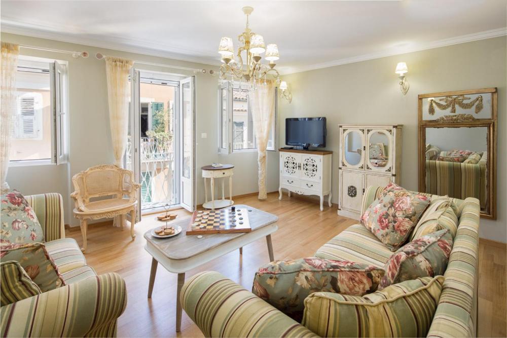 Ferienwohnung Downtown Oasis Penthouse Corfu  Exterior foto