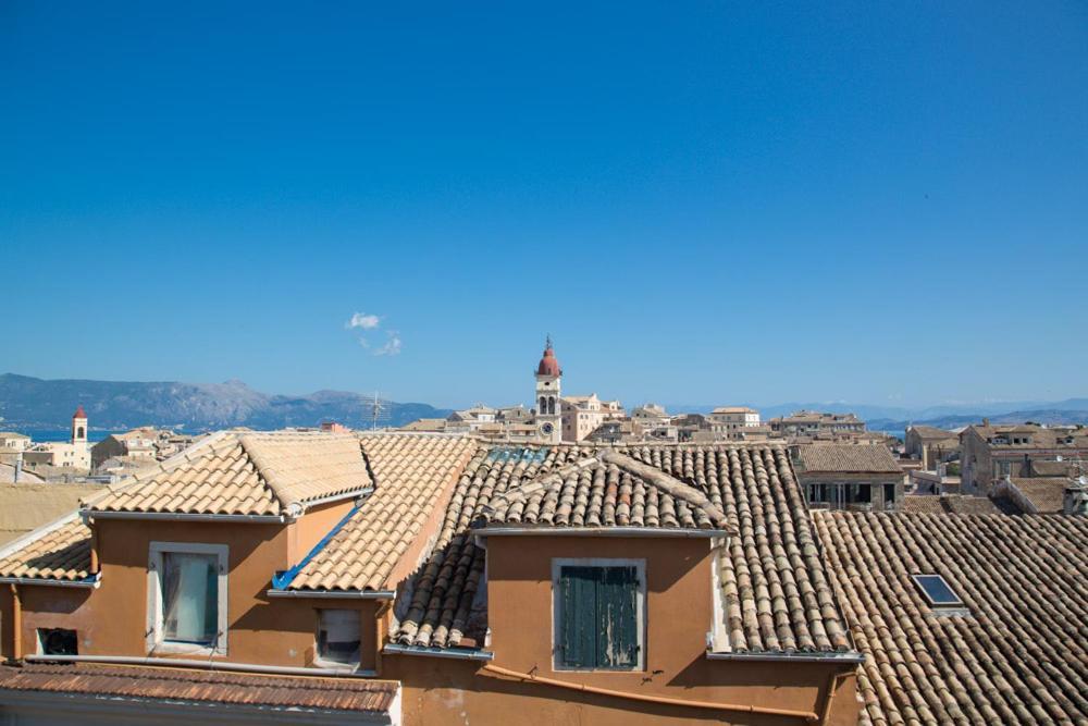 Ferienwohnung Downtown Oasis Penthouse Corfu  Exterior foto