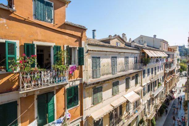 Ferienwohnung Downtown Oasis Penthouse Corfu  Exterior foto