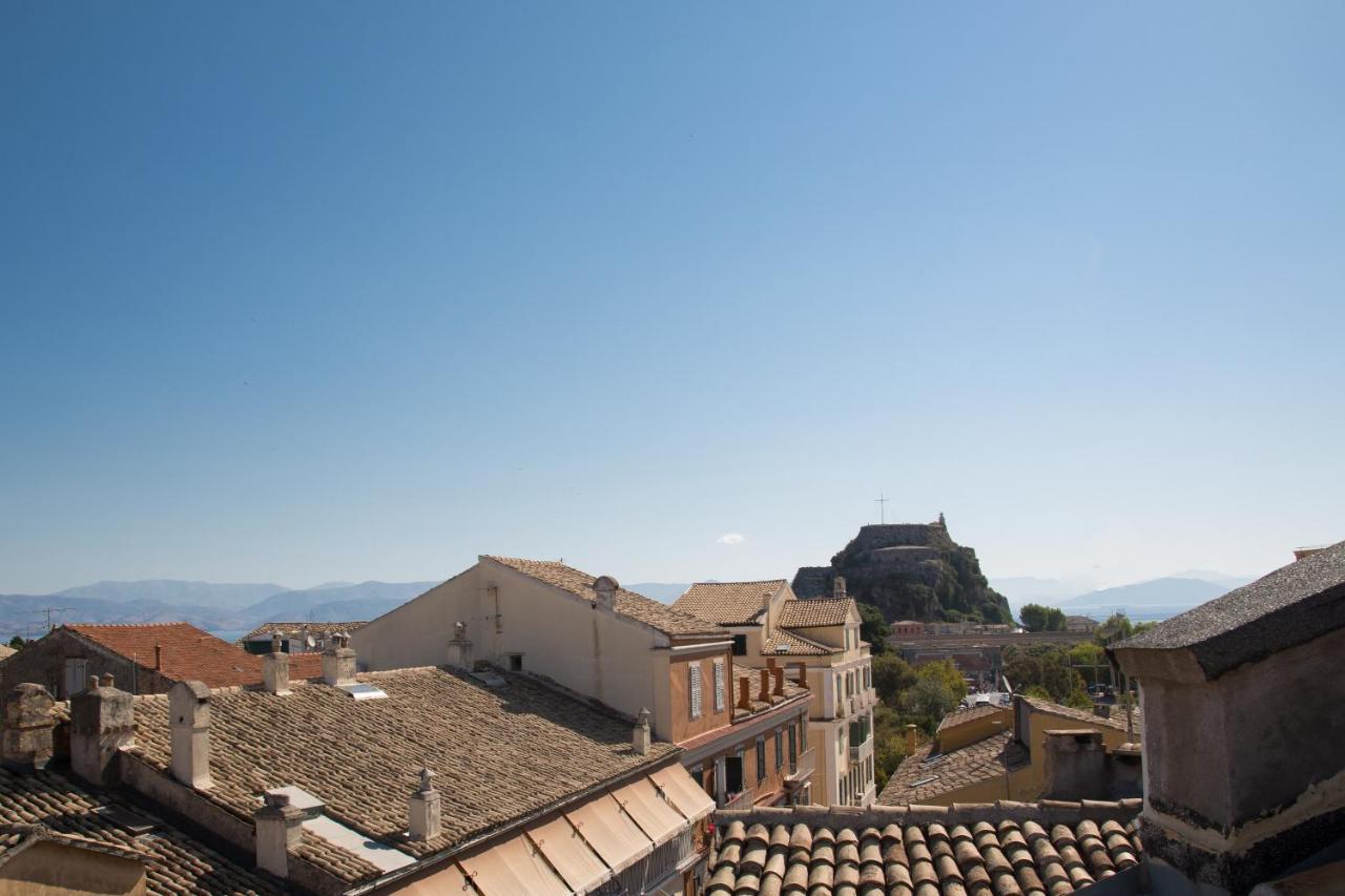 Ferienwohnung Downtown Oasis Penthouse Corfu  Exterior foto